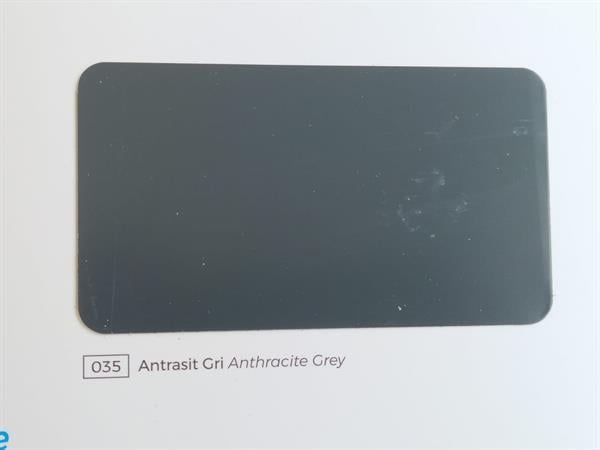 3X1250X3200 Mm Çift Taraflı Antrasit Gri Metalbond Kompozit Levha