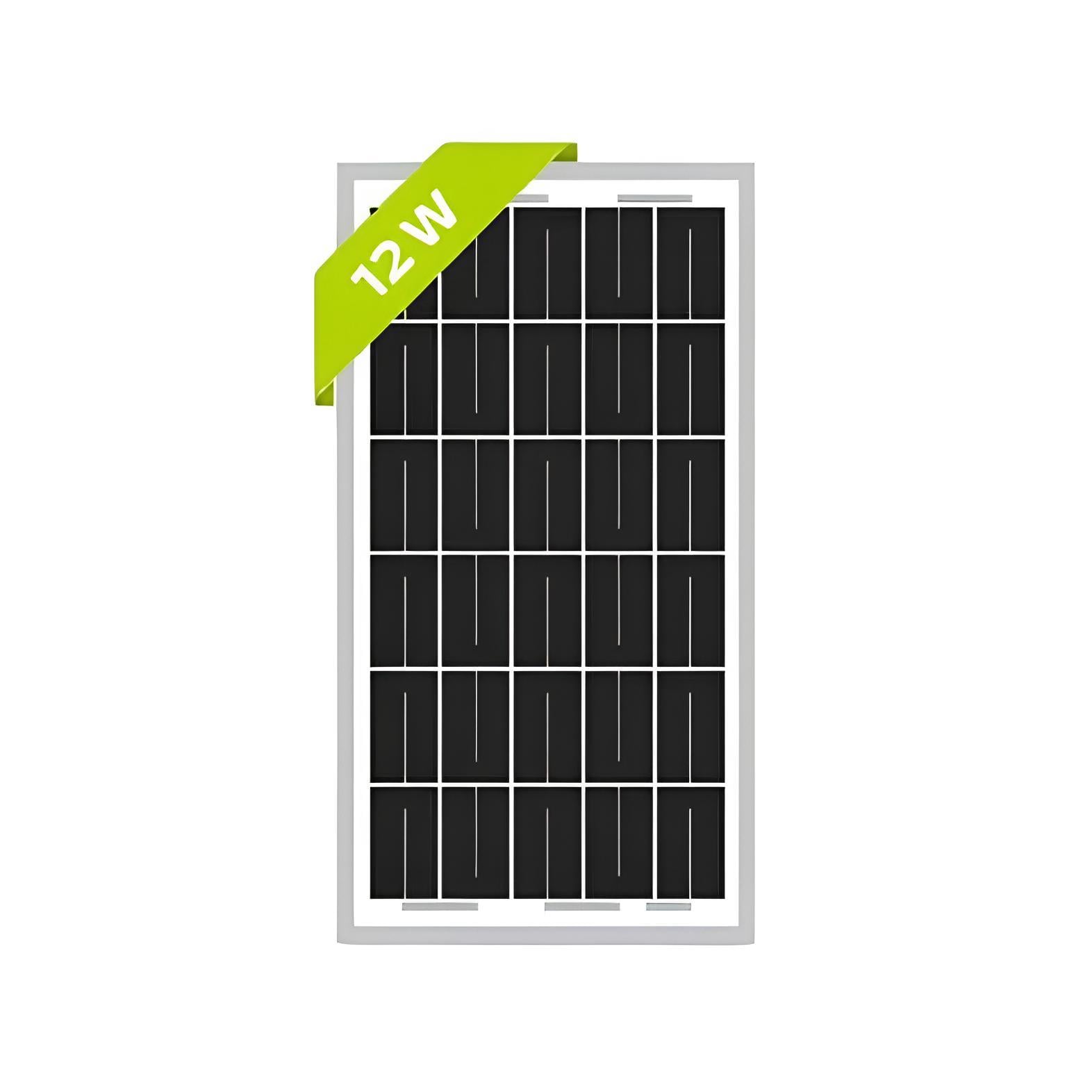 SolarMarket 12W 12V Monokristal Solar Panel