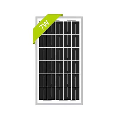 SolarMarket 7W 12V Monokristal Solar Panel