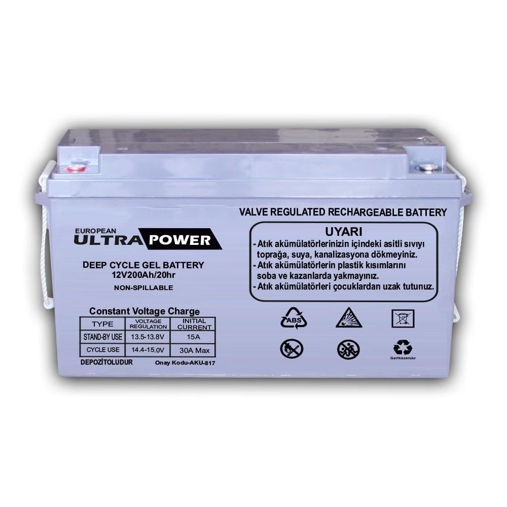200Ah ULTRA POWER JEL AKÜ