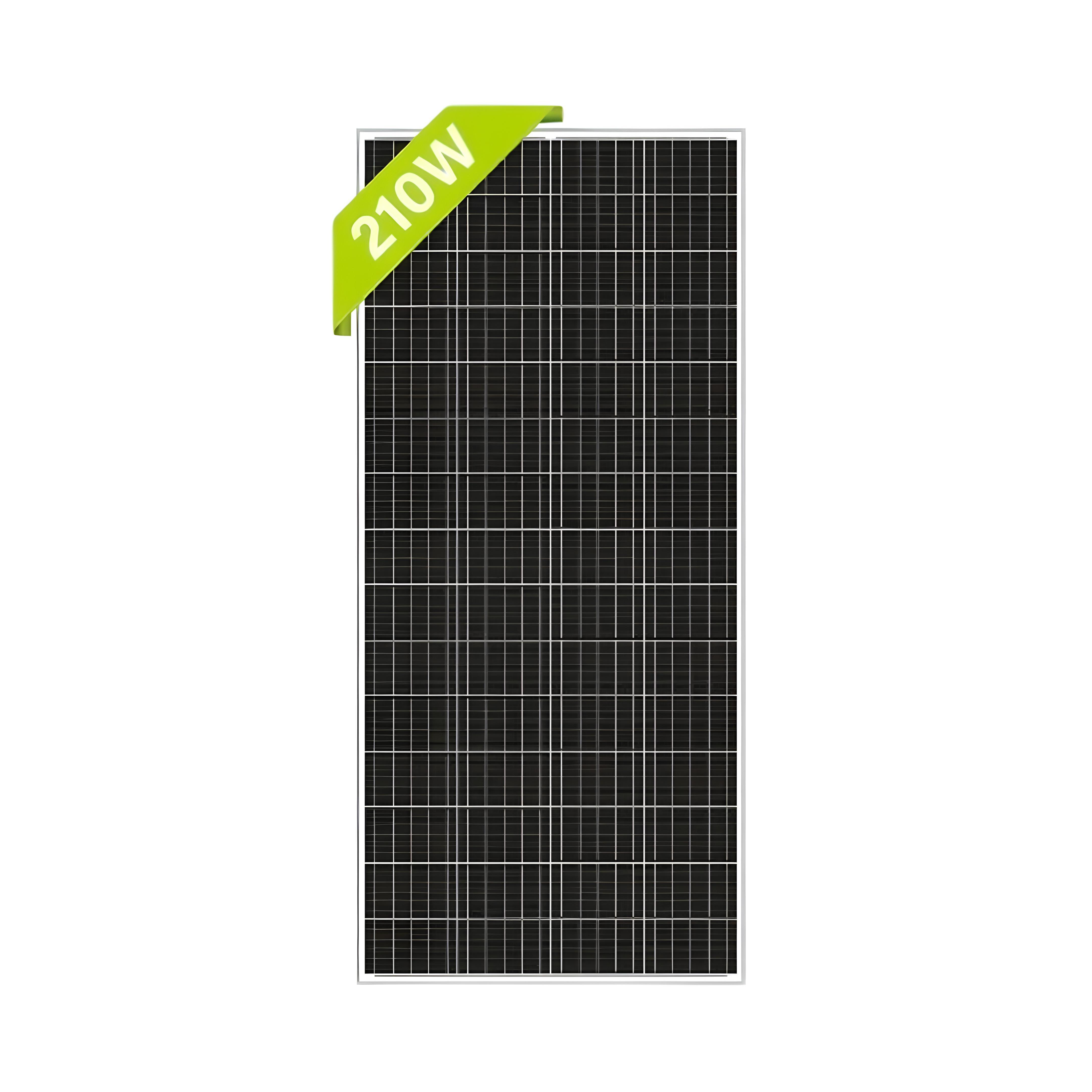 SolarMarket 205W -210W 12V Monokristal Solar Panel