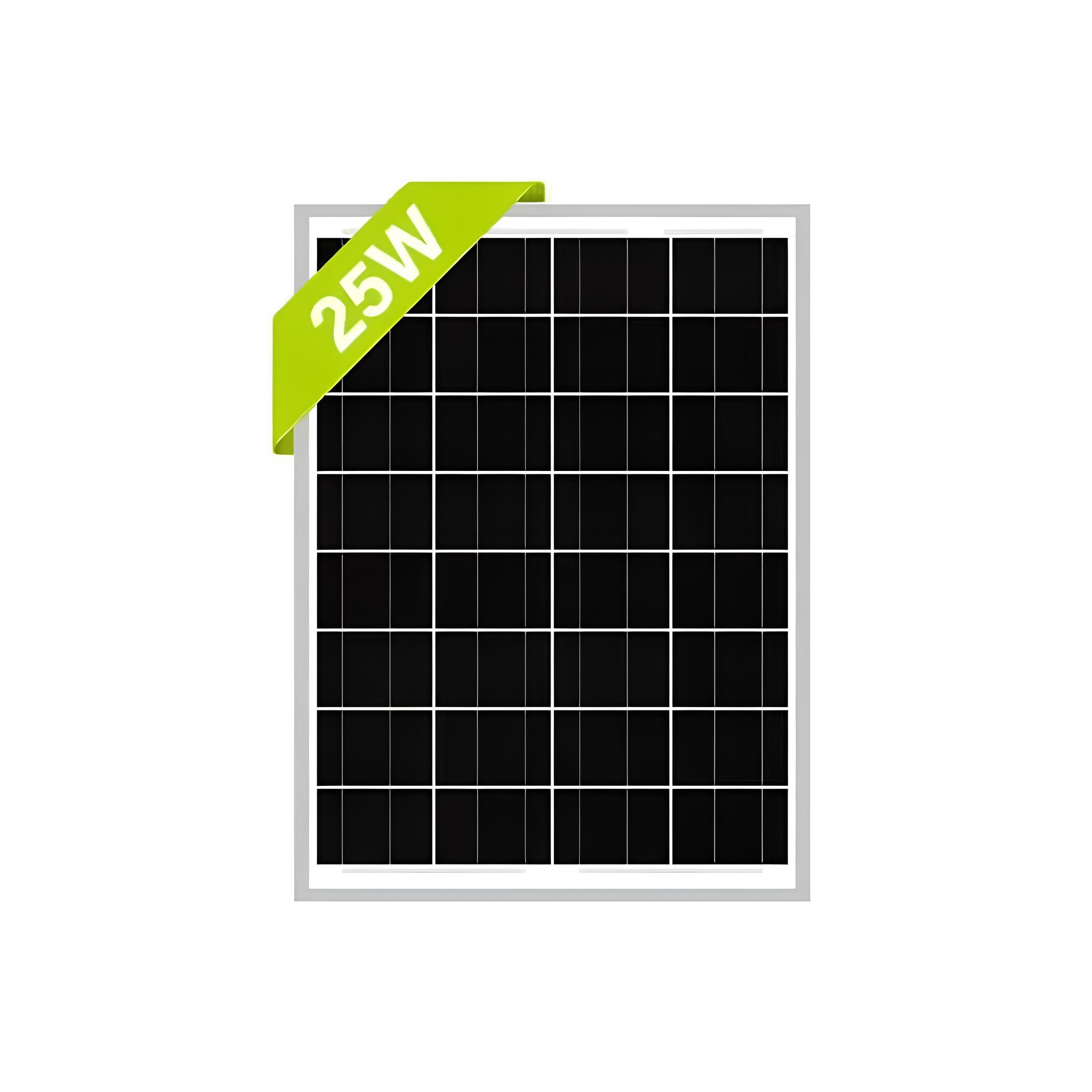 SolarMarket 25W 12V Monokristal Solar Panel