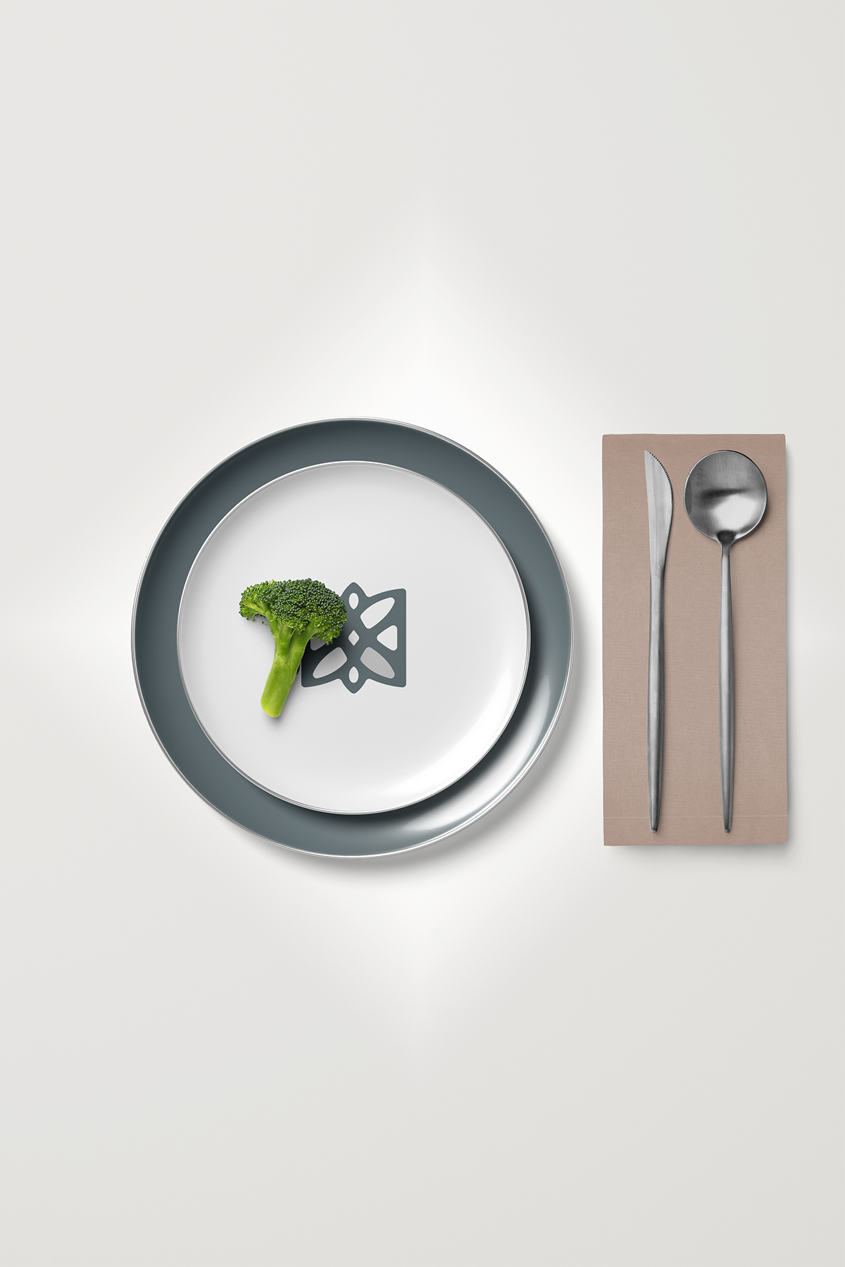 Kadife Dokulu Serisi Bej 6'lı Servis Peçetesi