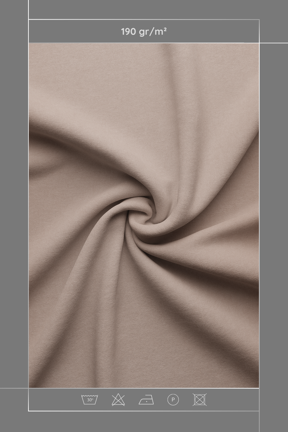 Kadife Dokulu Serisi Bej Kumaş