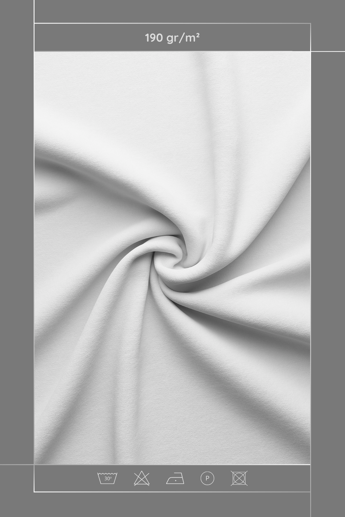 Kadife Dokulu Serisi Beyaz Kumaş