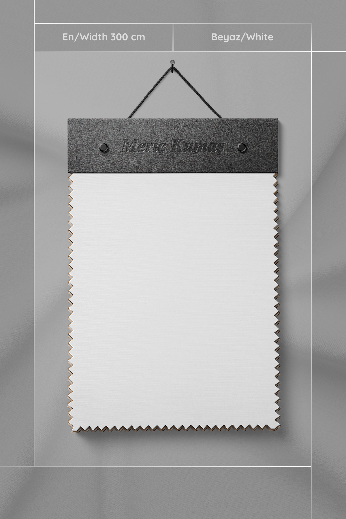 Kadife Dokulu Serisi Beyaz Kumaş