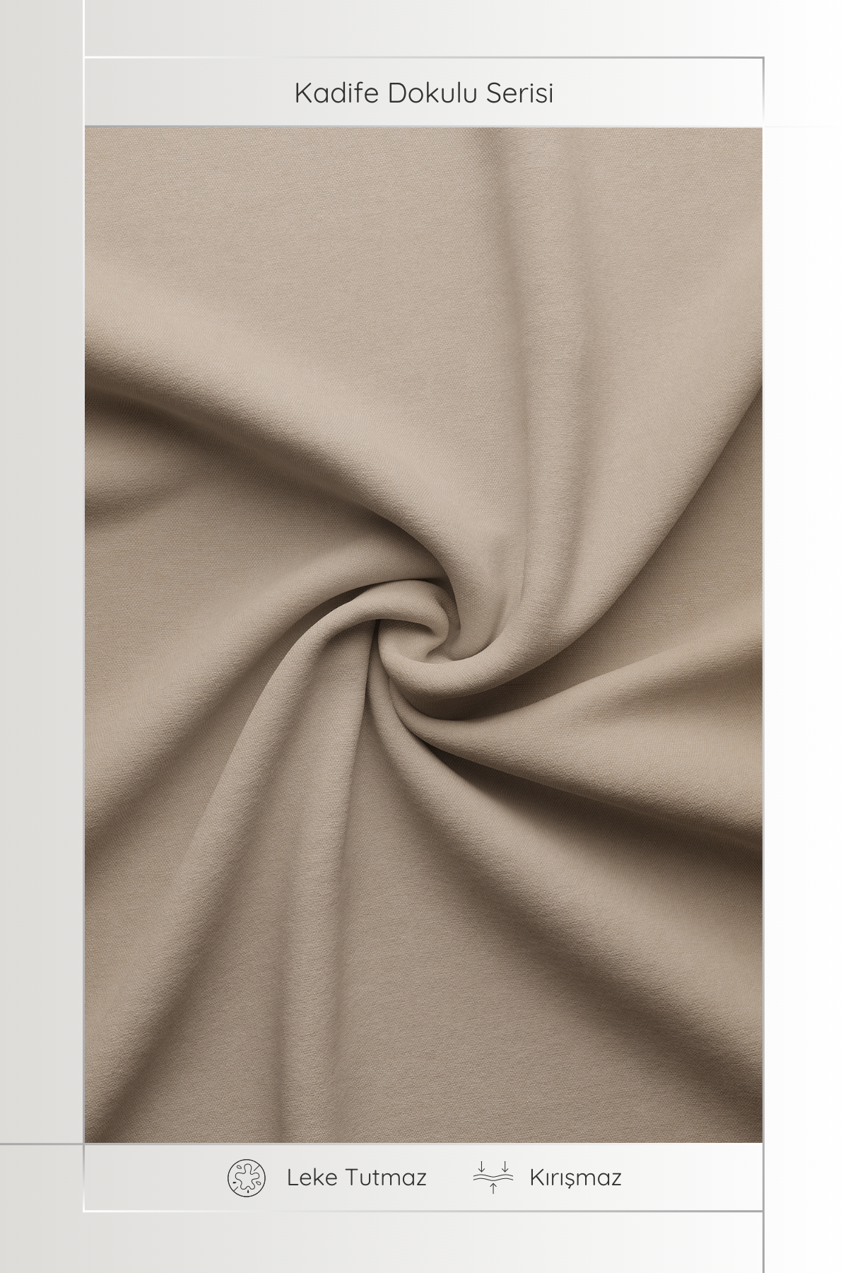 Kadife Dokulu Serisi Buğday Runner