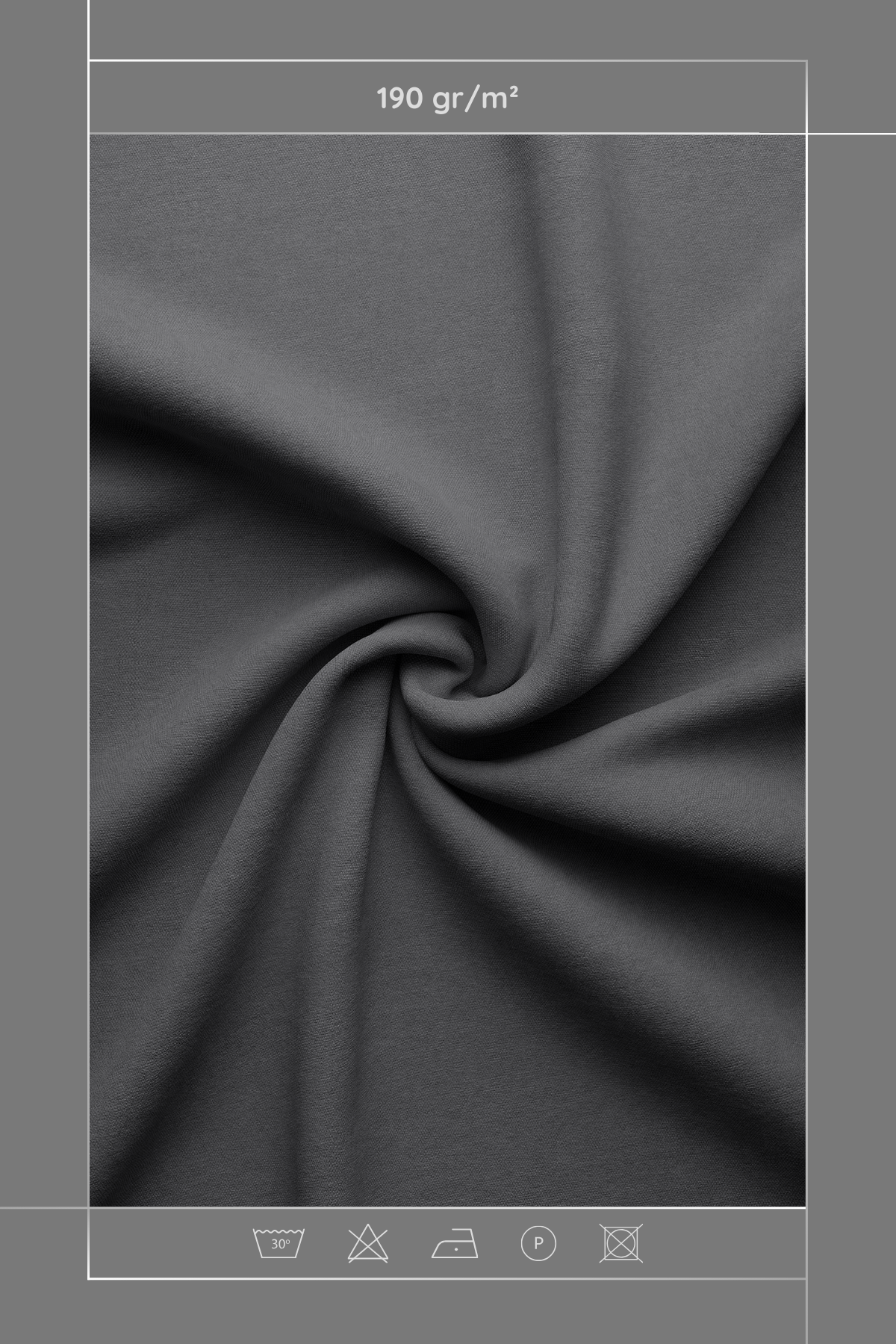 Kadife Dokulu Serisi Füme Kumaş