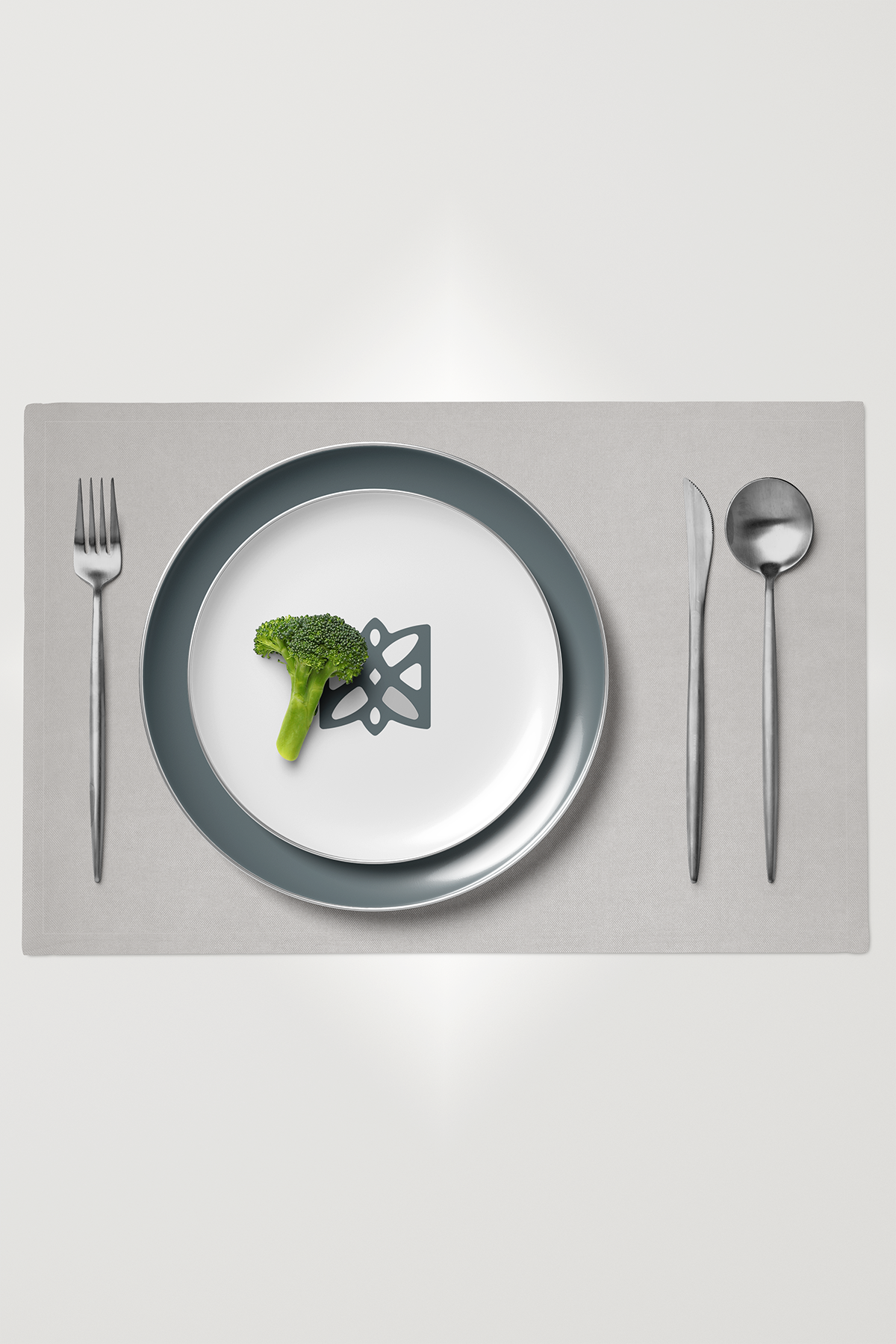 Kadife Dokulu Serisi Taş 6'lı Amerikan Servis