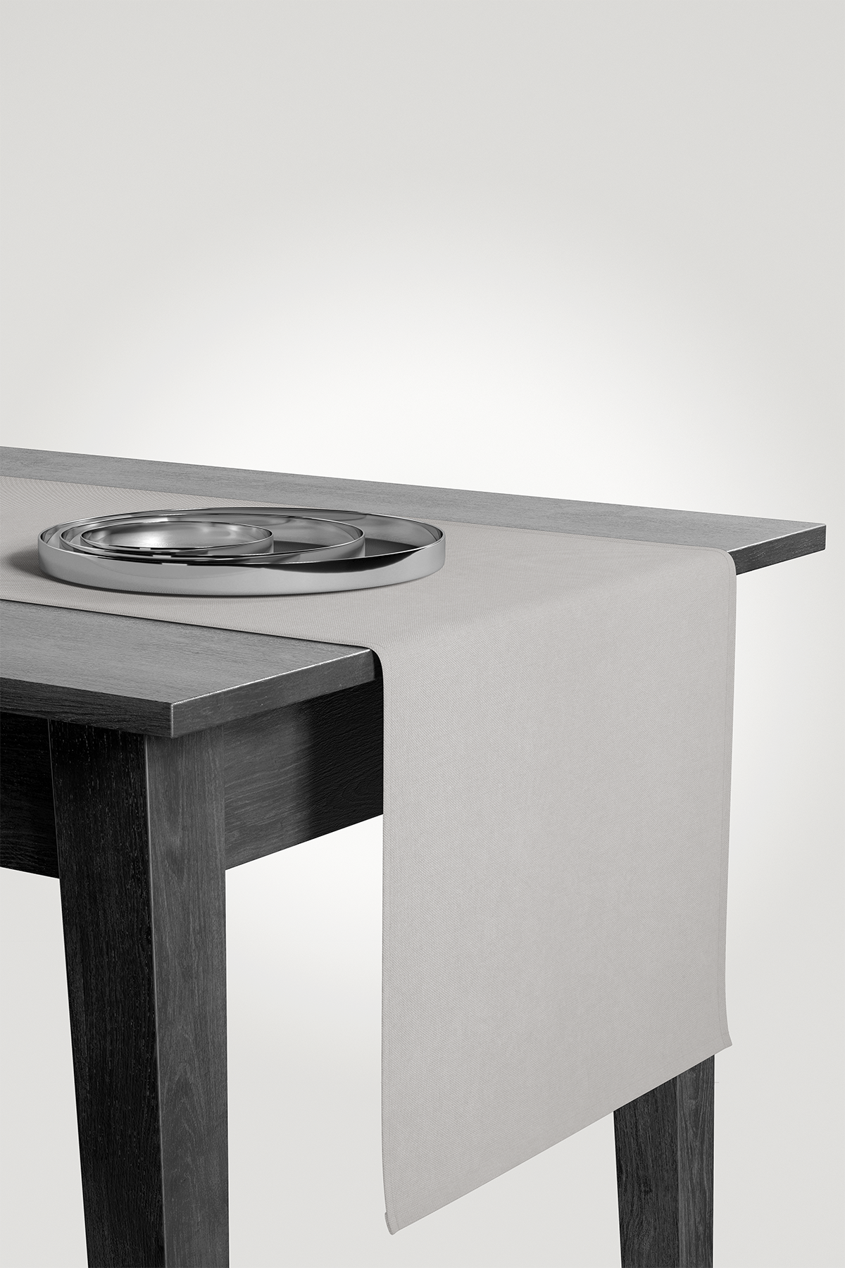 Kadife Dokulu Serisi Taş Runner