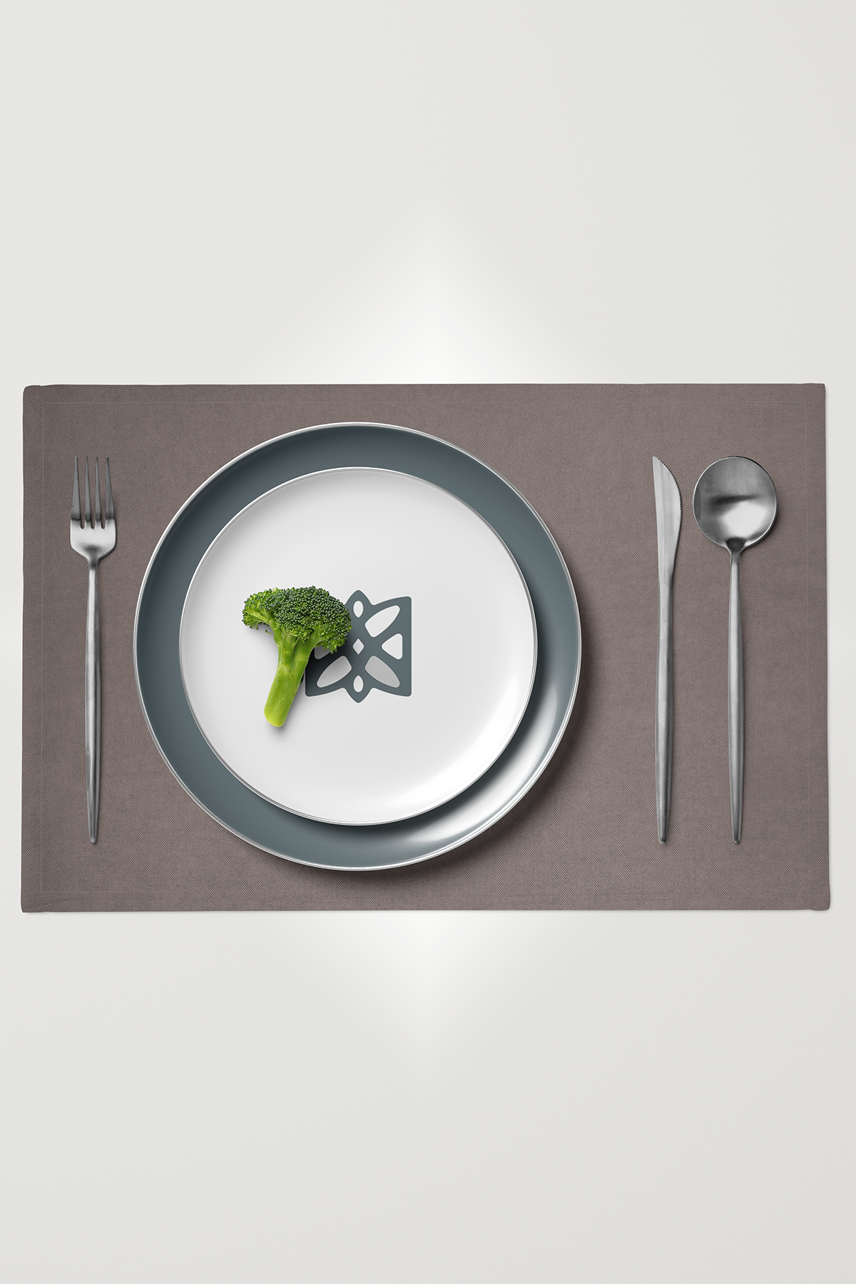 Kadife Dokulu Serisi Vizon 6'lı Amerikan Servis