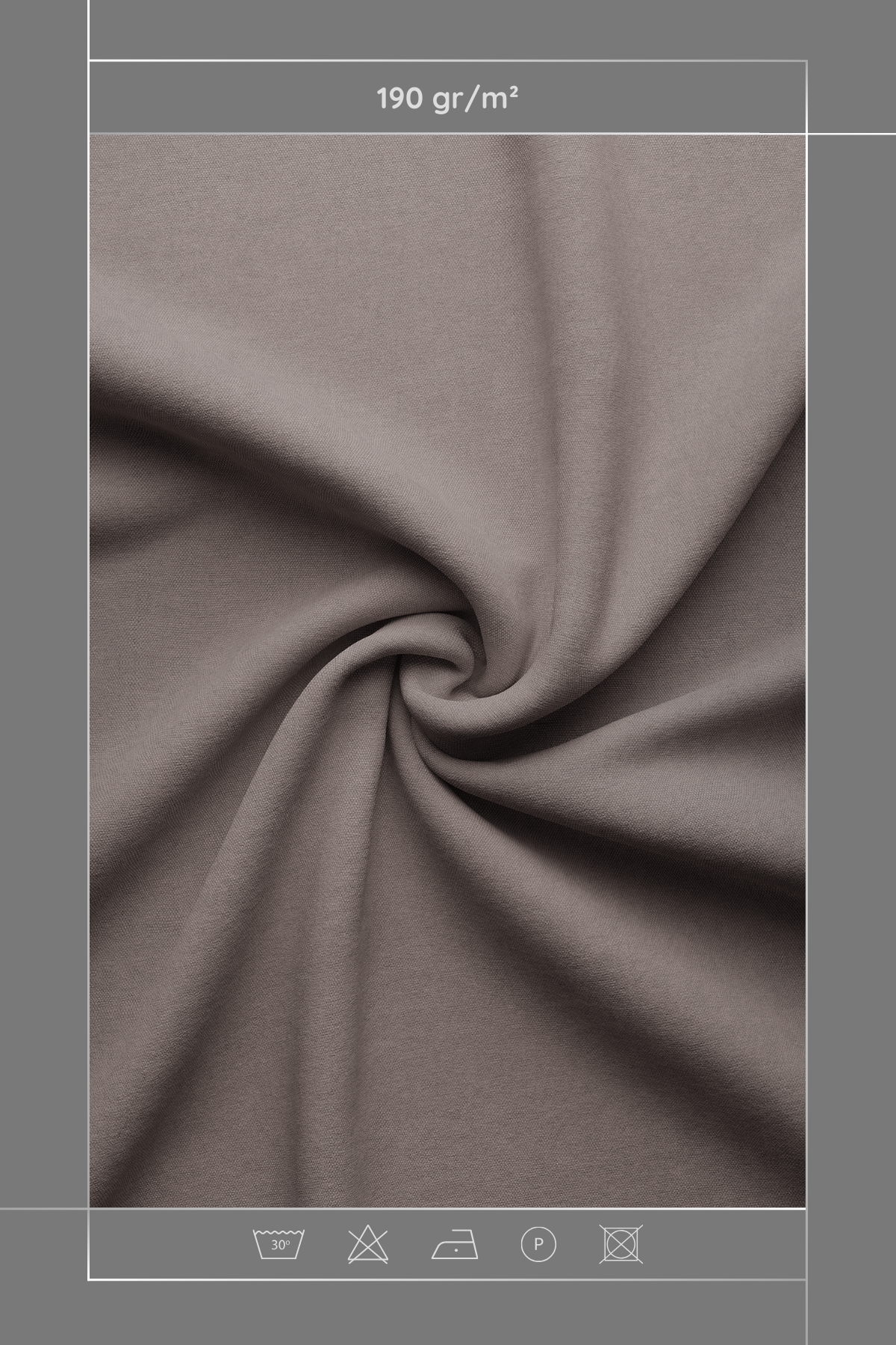 Kadife Dokulu Serisi Vizon Kumaş