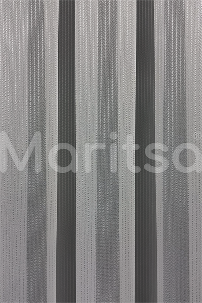 Armür Serisi Çizgili Balık Sırtı Desen Ekru Tül Perde