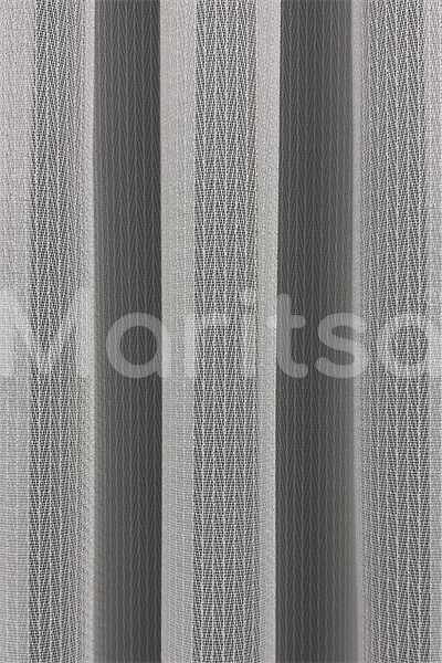 Armür Serisi Çizgili Zikzak Desen Ekru Tül Perde