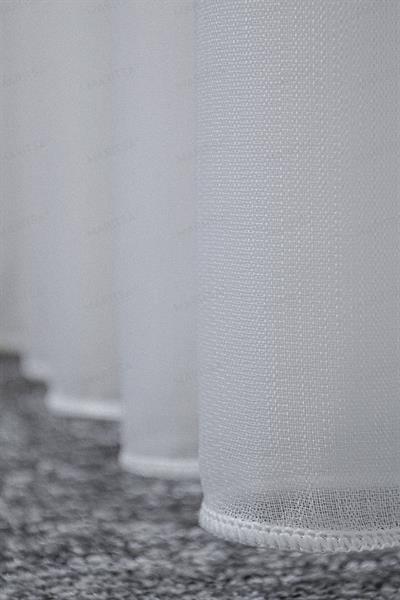 Bambu Serisi Pera Desen Ekru Tül Perde