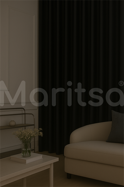 Blackout Serisi Camel Işık Geçirmez Fon Perde - Karartma Güneşlik Perde