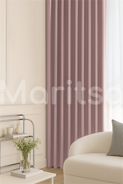 Blackout Serisi Pudra Işık Geçirmez Fon Perde - Karartma Güneşlik Perde