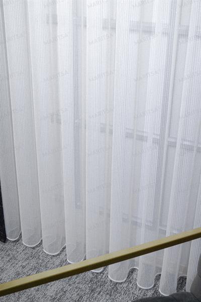 Burgaz Serisi Lal Desen Ekru Tül Perde