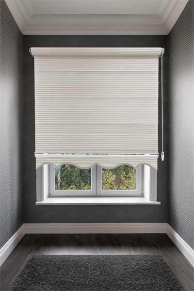 Geniş Plise Krem Zebra Stor Perde