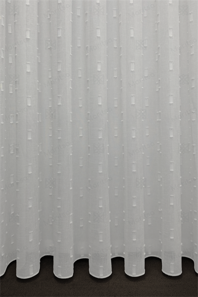 İskandinav Serisi Bohem Helsa Desen Keten Zemine Pamuk İşleme Ekru Tül Perde