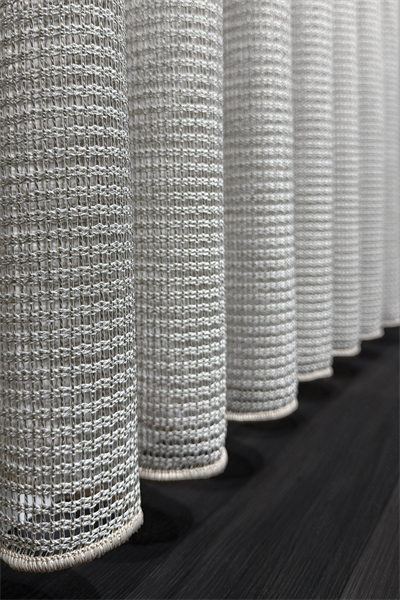 Japandi Serisi Hasır Örme Yüksek Gramajlı Tül Perde