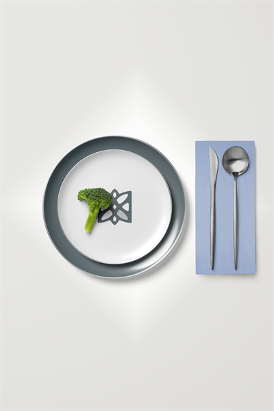 Kadife Dokulu Serisi Açık Mavi 6'lı Servis Peçetesi