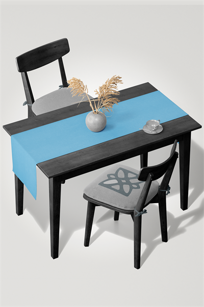 Kadife Dokulu Serisi Bebek Mavisi Runner