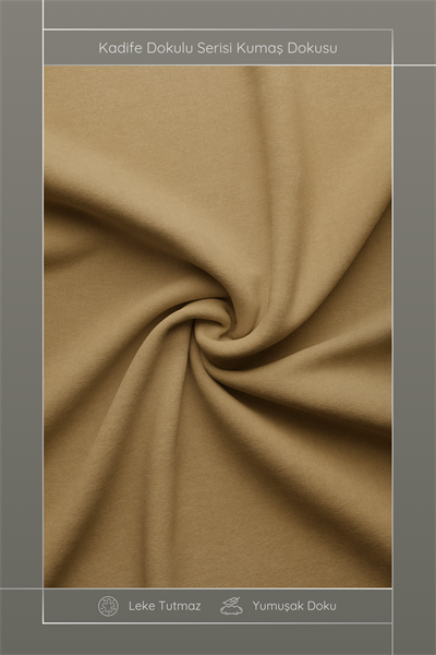 Kadife Dokulu Serisi Gold Kırlent Kılıfı