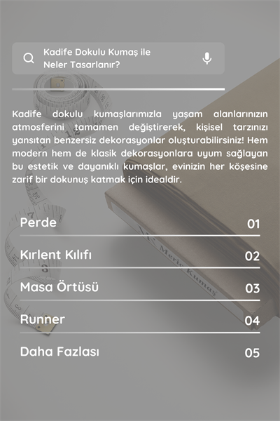 Kadife Dokulu Serisi Gold Kumaş