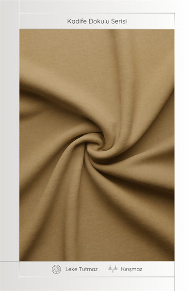 Kadife Dokulu Serisi Gold Runner