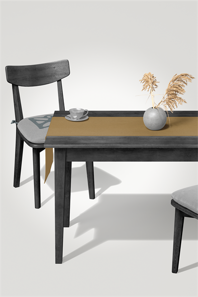 Kadife Dokulu Serisi Gold Runner