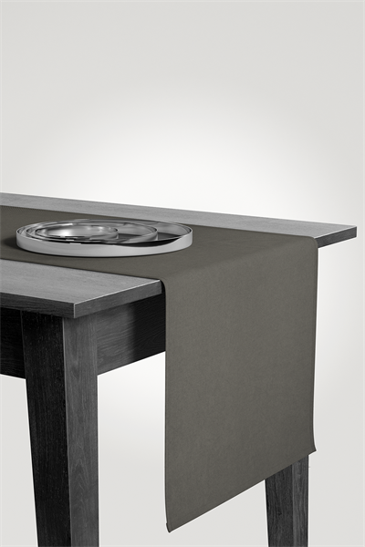 Kadife Dokulu Serisi Gri Runner