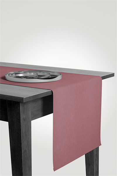 Kadife Dokulu Serisi Gül Kurusu Runner