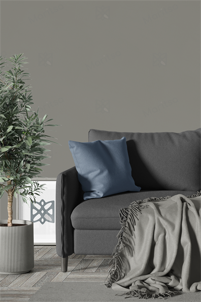 Kadife Dokulu Serisi İndigo Kırlent Kılıfı