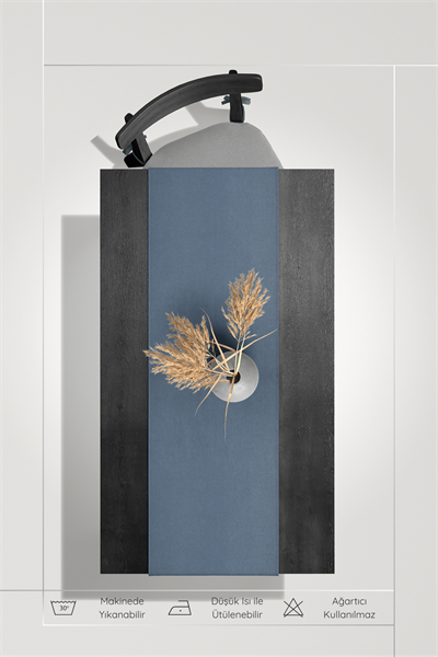 Kadife Dokulu Serisi İndigo Runner