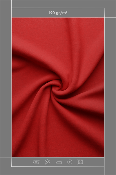 Kadife Dokulu Serisi Kırmızı Kumaş