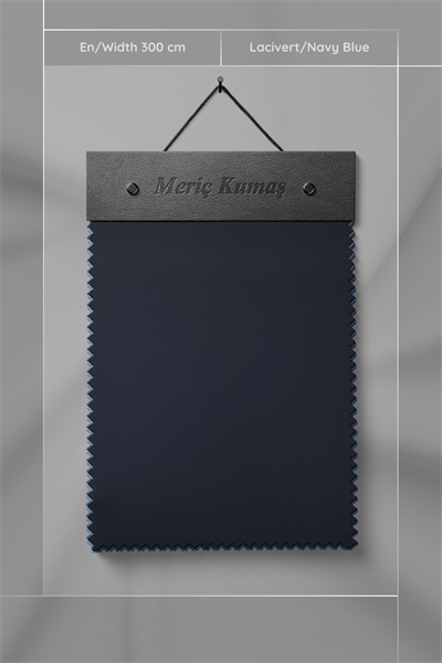 Kadife Dokulu Serisi Lacivert Kumaş