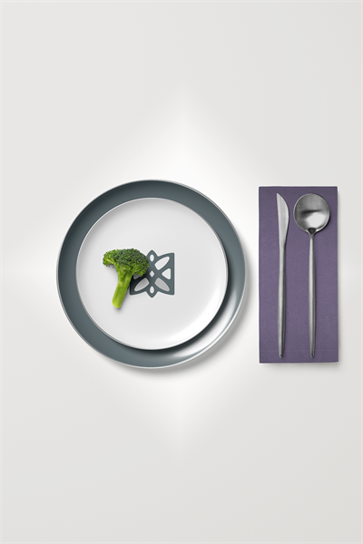 Kadife Dokulu Serisi Lila 6'lı Servis Peçetesi