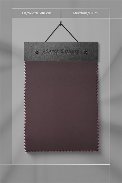 Kadife Dokulu Serisi Mürdüm Kumaş