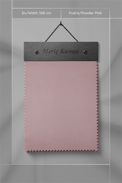 Kadife Dokulu Serisi Pudra Kumaş