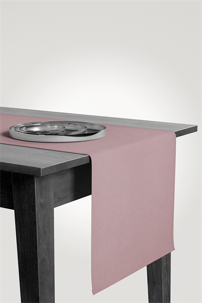 Kadife Dokulu Serisi Pudra Runner