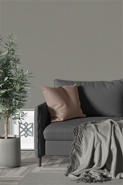 Kadife Dokulu Serisi Sütlü Kahve Kırlent Kılıfı