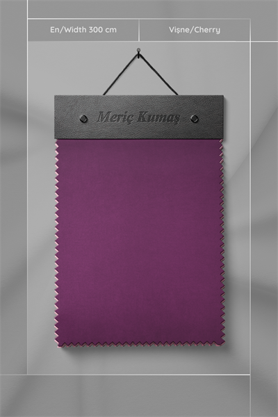 Kadife Dokulu Serisi Vişne Kumaş