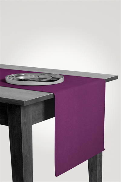 Kadife Dokulu Serisi Vişne Runner