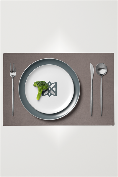 Kadife Dokulu Serisi Vizon 6'lı Amerikan Servis