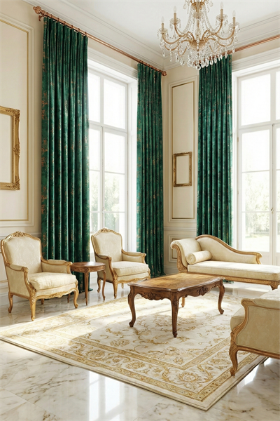 Kadife Serisi Varaklı İthal Fon Perde