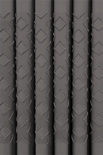 Keten Serisi Aztek Desen Antrasit Pano Fon Perde