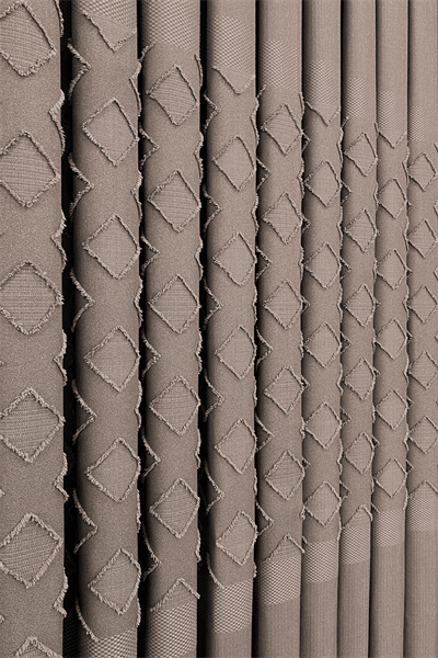 Keten Serisi Aztek Desen Sütlü Kahve Pano Fon Perde