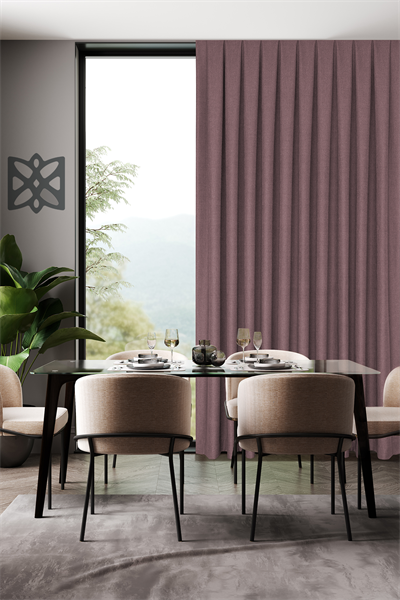 Keten Serisi Gül Kurusu Fon Perde