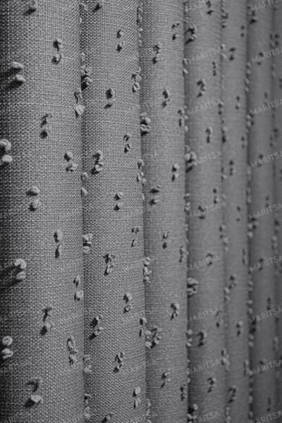 Keten Serisi Ponpon Desen Antrasit Fon Perde